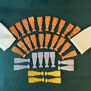 Conjuntos de créditos comemorativos da nave Star Wars Halcyon Maiden Voyage (pesados e frente e verso)