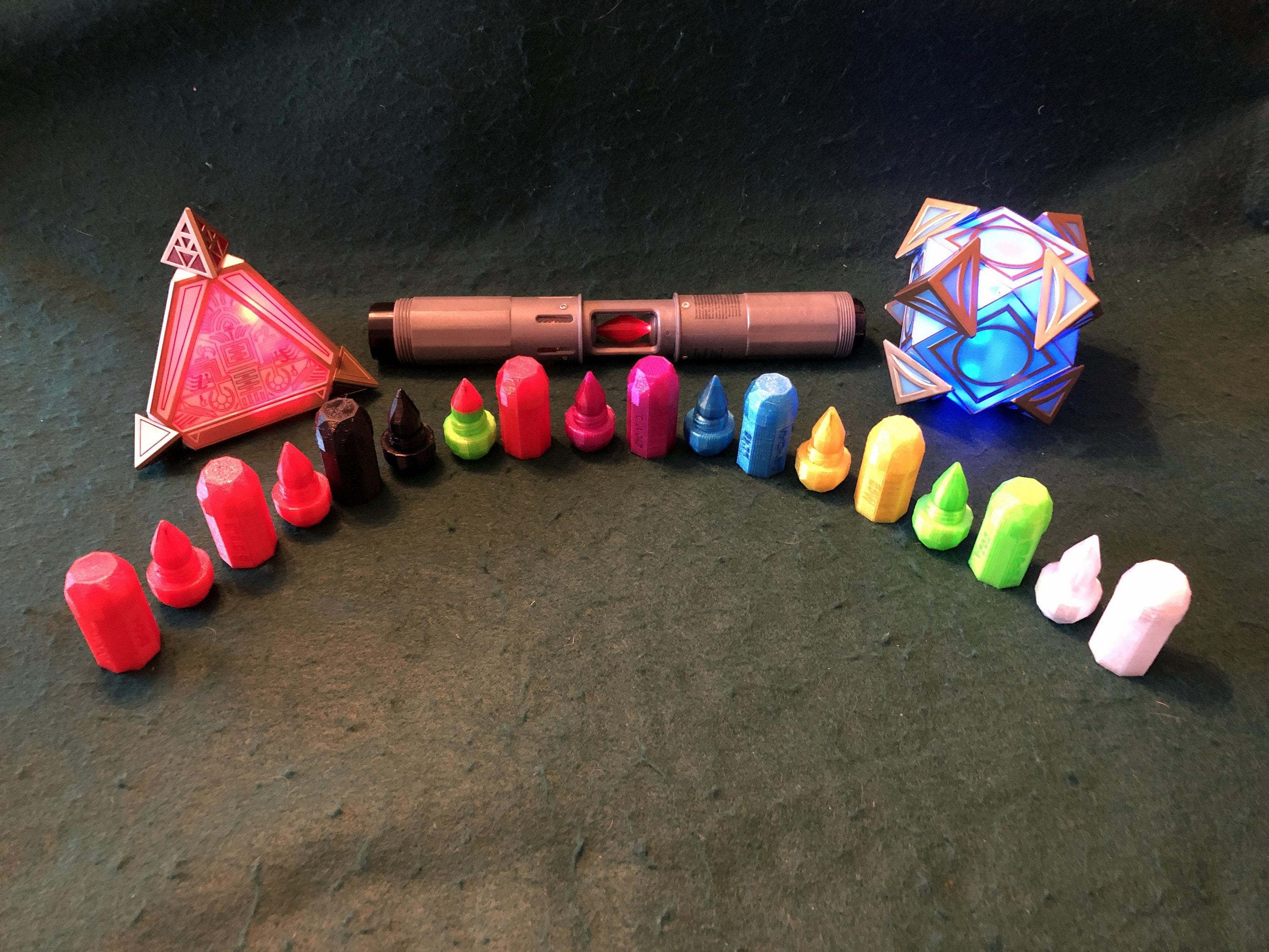 Star Wars Individual or Complete Set of 9 Faceted Kyber
