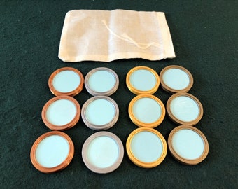 Star Wars Cyan Vertex Coins (weighted & double-sided)