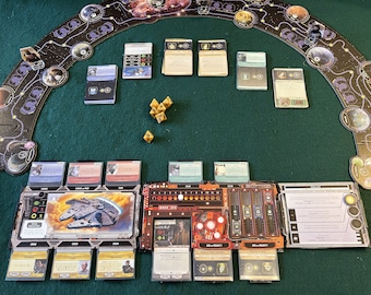 Star Wars "outer Rim" Board Game Dashboards V3 - Compatible With Sleeved  Cards & "unfinished Business" Expansion - Etsy