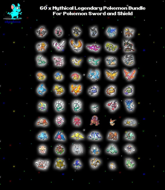 All 60 Shiny Legendary Pokemon / 6IV Pokemon / Shiny Pokemon / Pokemon Home  Premium