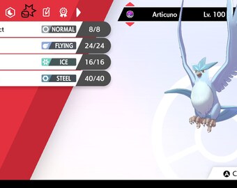 Shiny Articuno/zapdos/moltres Pack Bundle 6IV Pokemon -  Finland