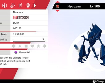 SOLGALEO LUNALA NECROZMA Shiny 6IV Events Bundle / Pokemon 