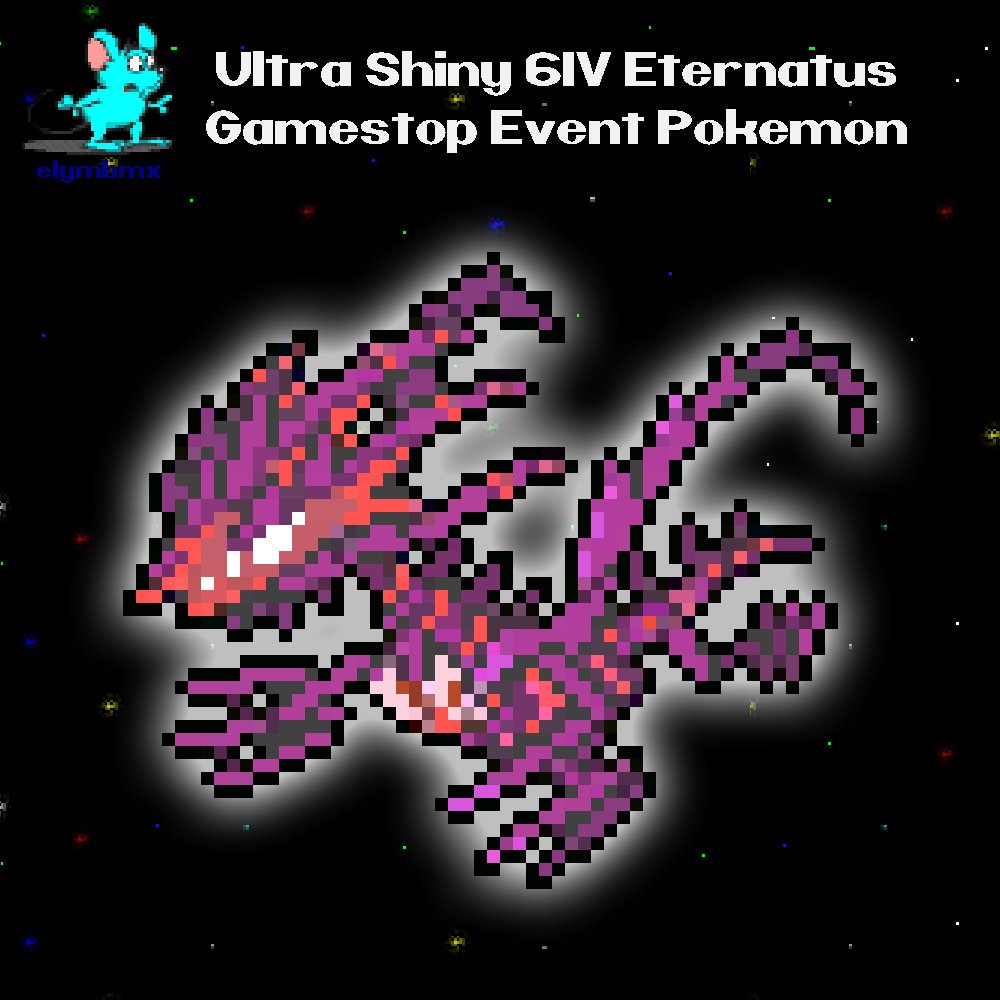 Shiny Zacian Zamazenta Eternatus 6IV Event-pokemon 