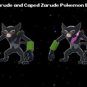 Zarude gen 8 pokemon galar isle of armor the movie coco mythical caped