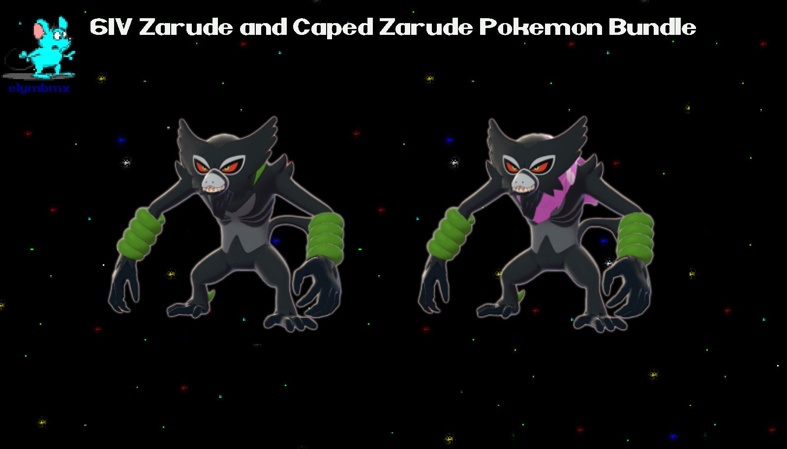 ZARUDE Dada Scarf Form 6IV EVENT Mythical // Pokemon Sword and -  Norway