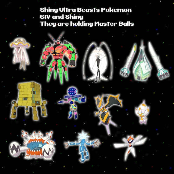 All 11 Shiny 6IV Ultra Beasts Crown Tundra Pokemon With Master 