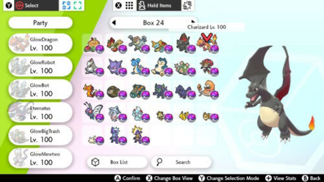 Pick 6 (Six) Custom Pokemon – Choose your 6 Custom Shiny 6IV Pokemon