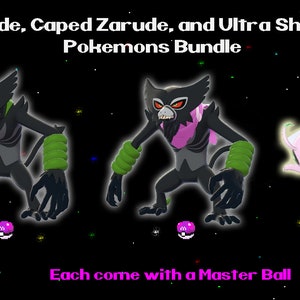 Pokemon Sword/Shield ZARUDE + DADA ZARUDE 2x Pokemon (2020 CoCo MOVIE)  NO-CODE