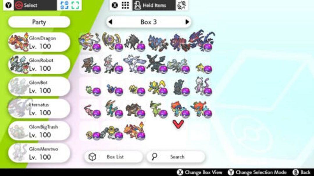 Bundle All 28 Pokemon Legendaries 6IV + Zarude Legit + Masterballs