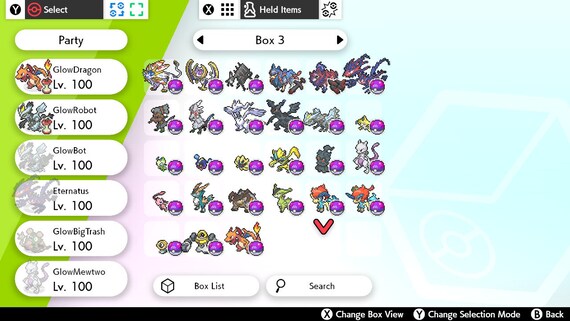 Shiny 6IV Kyurem, Reshiram and Zekrom with Master balls Bundle for Pokemon  Sword and Shield - elymbmx