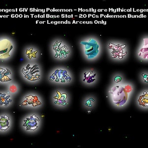 Pokémon Legends Arceus Complete Alpha Shiny Living Dex 560 Pokèmon