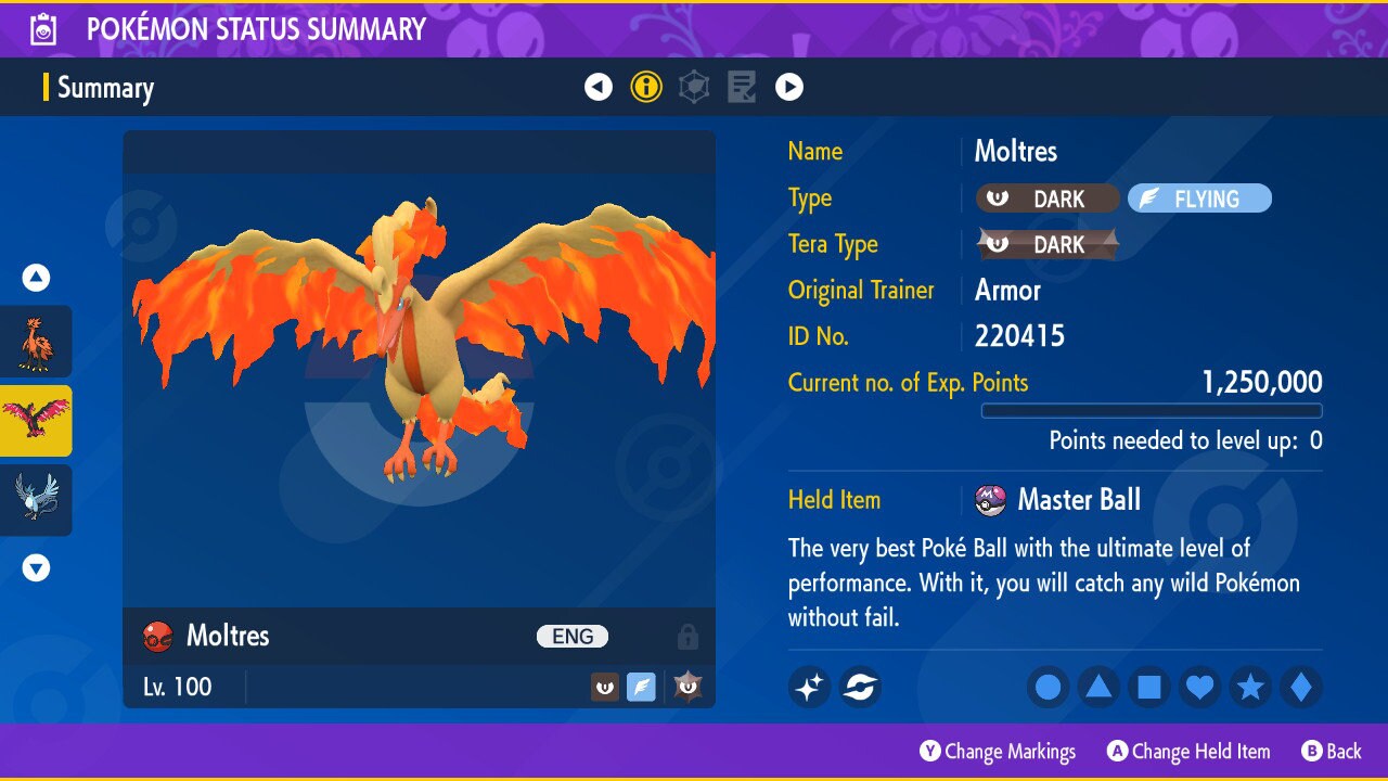 Caught SHINY GALARIAN MOLTRES from Incense 