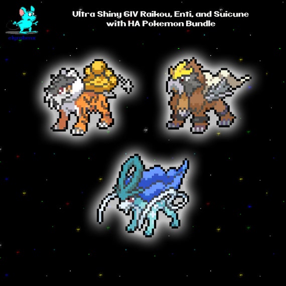 Shiny 6IV Raikou Entei and Suicune Legendary Beasts Pokemon -  Hong Kong