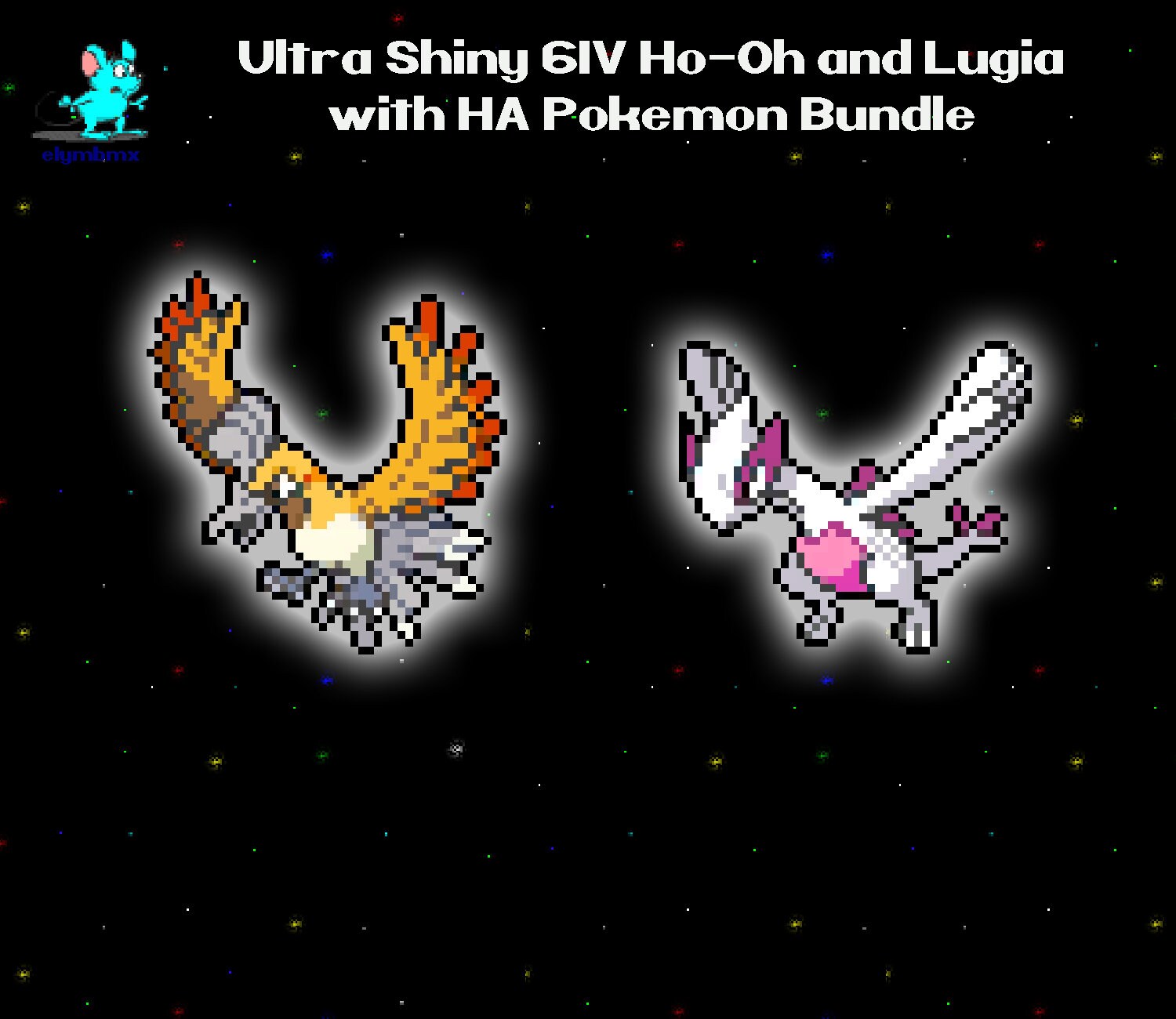 Pokemon Shiny Ho-Oh - Mini P T C have 80.000 stardust - Description