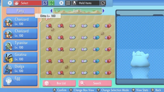 Pokemon Sword and Shield Shiny Japanese Breeding Ditto 6IV