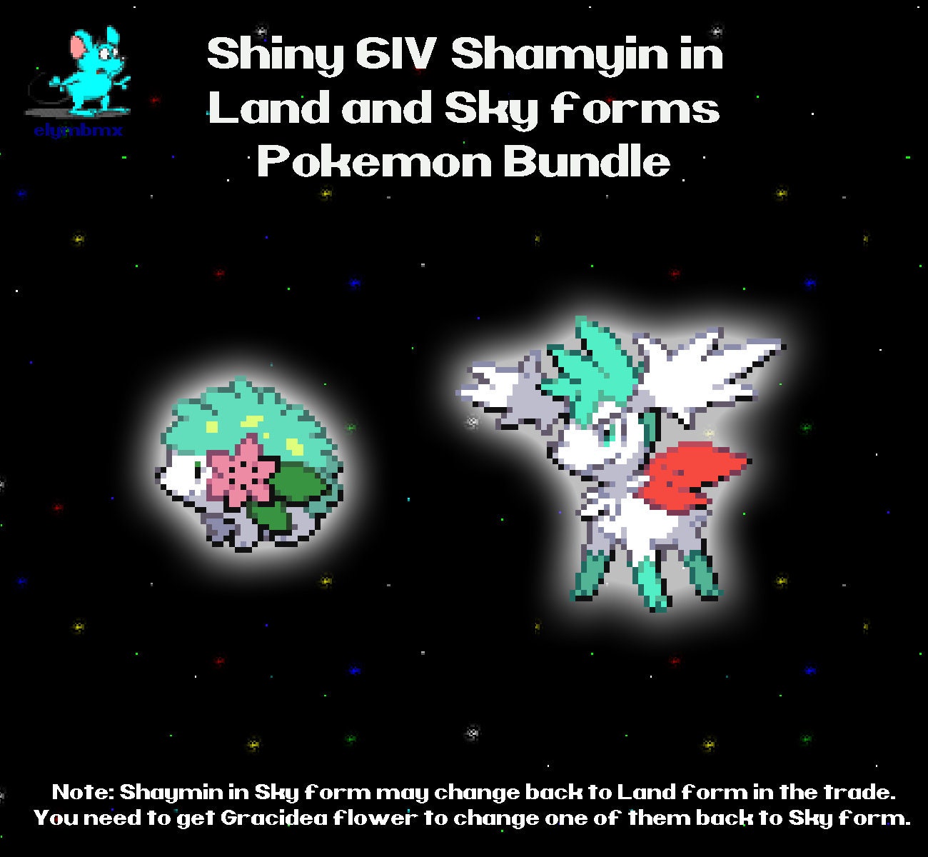 6IV Shaymin Sky & Land Forme Bundle Pokemon Guide [Sun Moon & Ultra Sun  Moon]