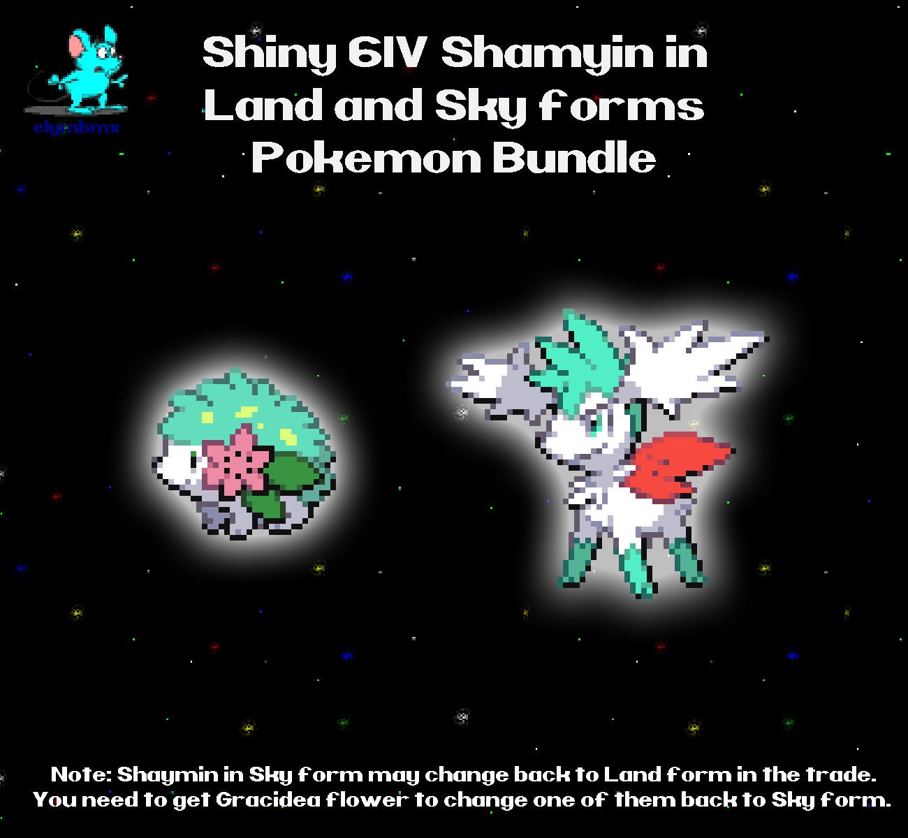 Mythical Shaymin land Form best Stats // Pokemon Legends: 