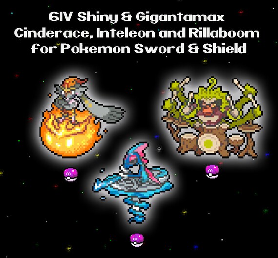  elymbmx Shiny 6IV Gigantamax Gmax for Charizard, Gengar, and  Machamp Holding Master Balls for Sword and Shield : Toys & Games