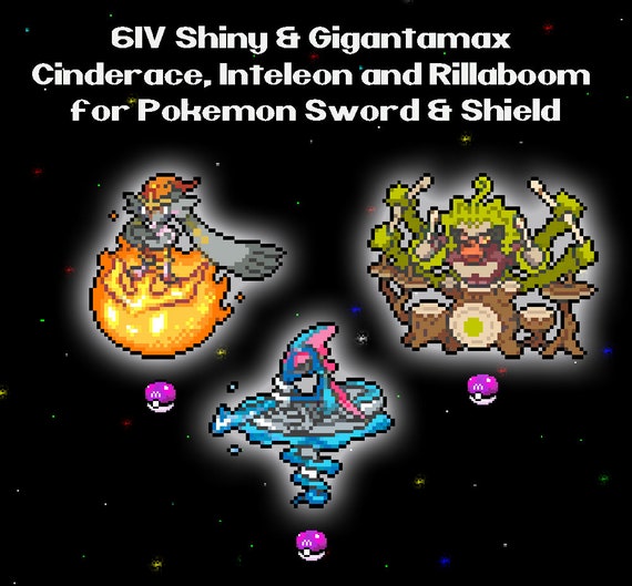 Pick 6 Gigantamax Shiny Pokemon Sword and Shield Shiny 6IV -  Portugal