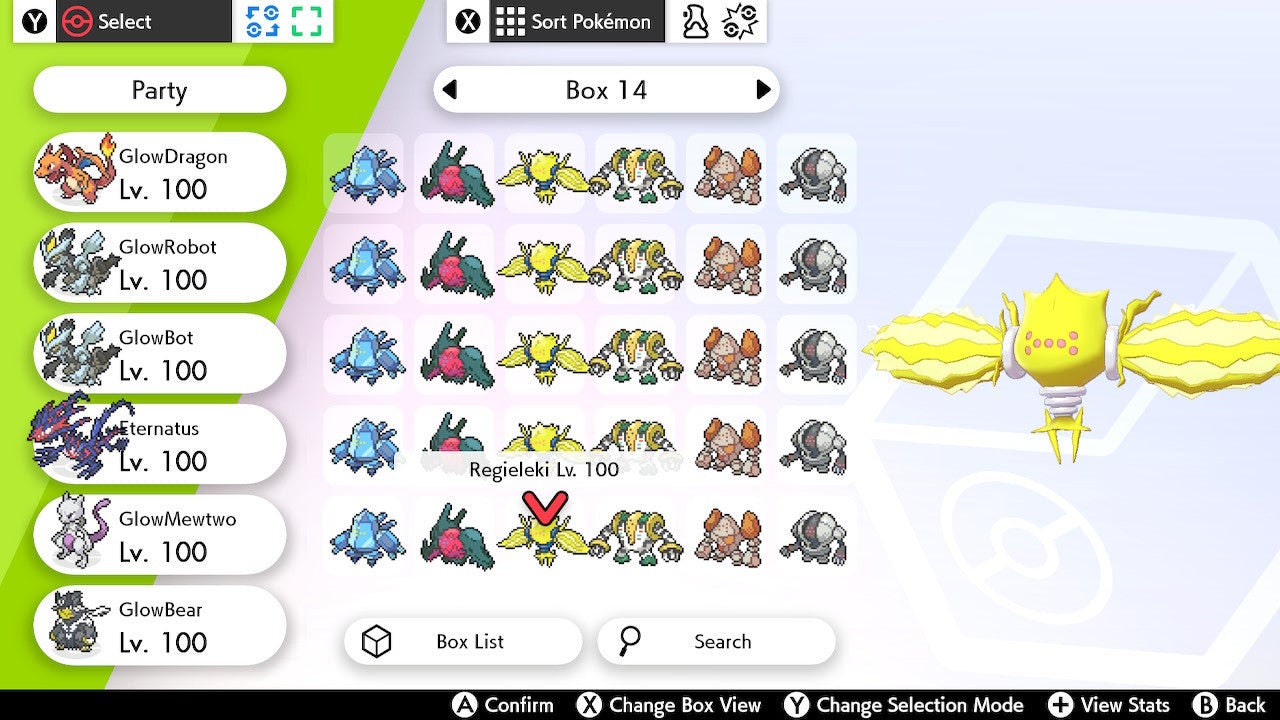 Pokemon Sword & Shield✨ALL CROWN TUNDRA (60) SHINY LEGENDARY Bundle ✨6IV  45496596583