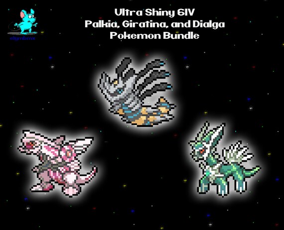 GIRATINA DIALGA PALKIA Ultra Shiny 6IV Pack / Pokemon Sword -  Israel