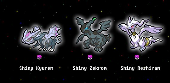 Shiny 6IV Kyurem Reshiram and Zekrom Legendary Pokemon With -  Israel