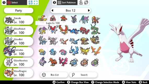 All 60 Shiny Legendary Pokemon / 6IV Pokemon / Shiny Pokemon / Pokemon Home  Premium