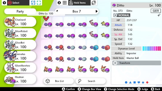 6IV - SHINY- JAPANESE DITTO, POKEMON BRILLIANT DIAMOND & SHINING PEARL  MASUDA