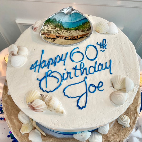 Clam Cake Topper Etsy