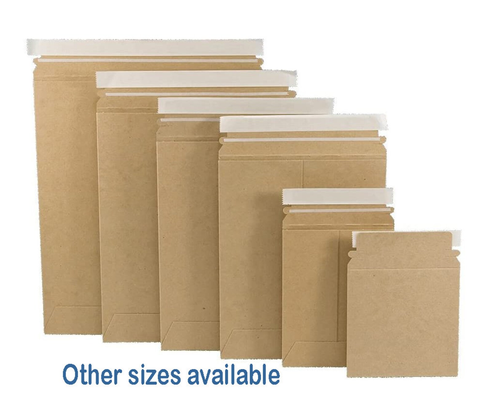 7 x 9 StayFlat Rigid Mailers KRAFT Etsy