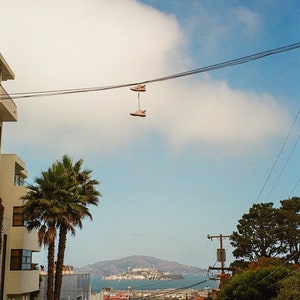Alcatraz on 35mm film. North Beach, San Francisco