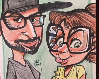 Custom Caricature. Portrait From Your Photo. Characature - Etsy Custom Caricature. Portrait From Your Photo. Characature - Etsy