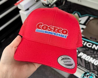 Costco Red Hat - YP Classic Curved Bill Trucker Snapback