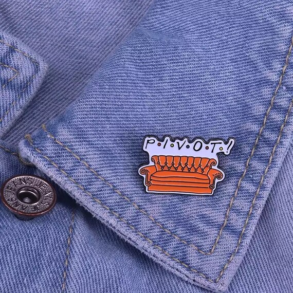 PIVOT Enamel Pin / Friends Tv Show / Friend Enamel Pin / | Etsy