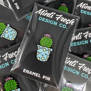 Cactus Enamel Pin / Enamel pin / house plant pin / Backpack accessories