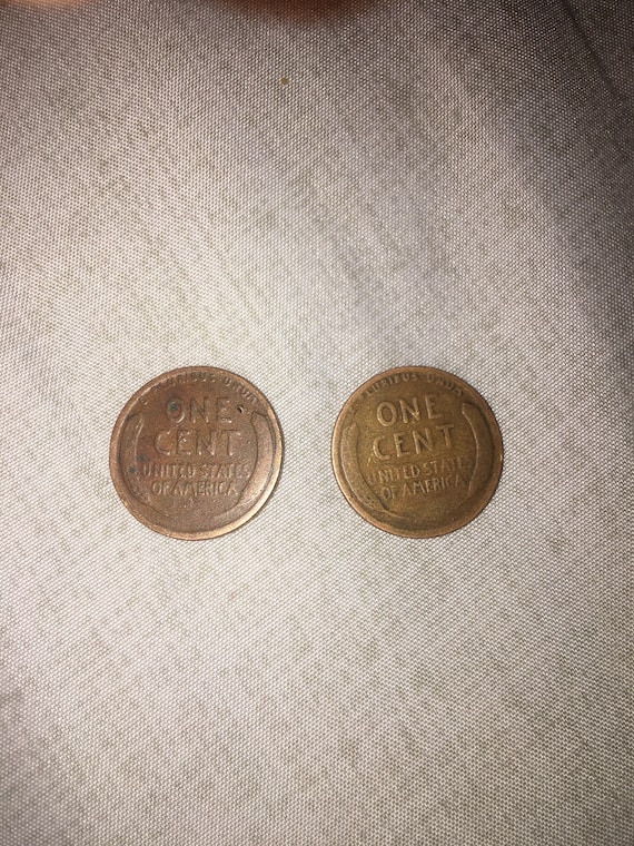 Wheat penny 1916 and 1917