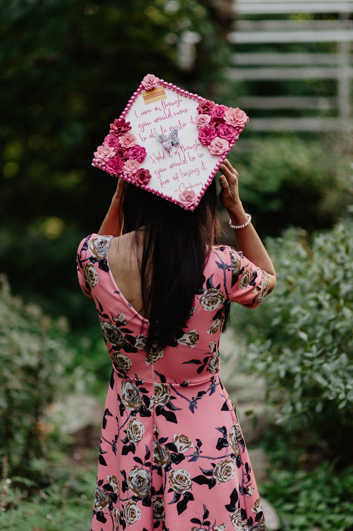 Custom Paper Flower Graduation Cap Custom Graduation Cap Etsy