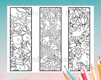 Kitten Coloring Bookmarks | Printable Cat Activity (PDF Pattern)