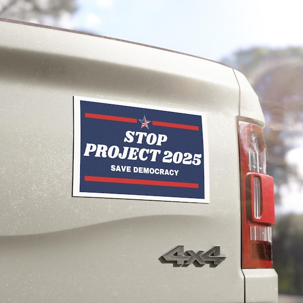 Stop Project 2025 Car Sticker Etsy