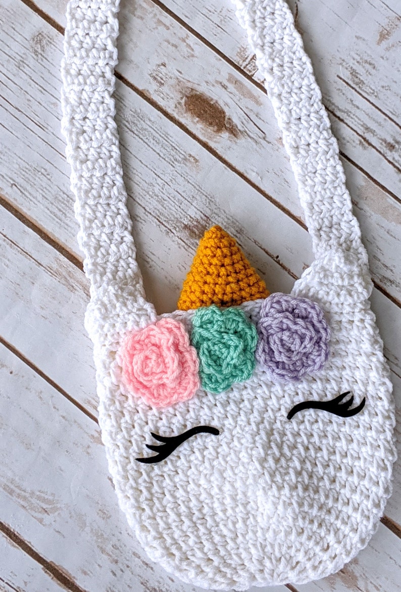 White Unicorn Purse Girl Purse Toddler Girl Purse Girl image 0