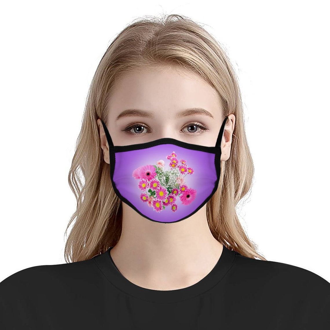 Flower Arrangement Face Mask Face Masks Washable Mask face Etsy