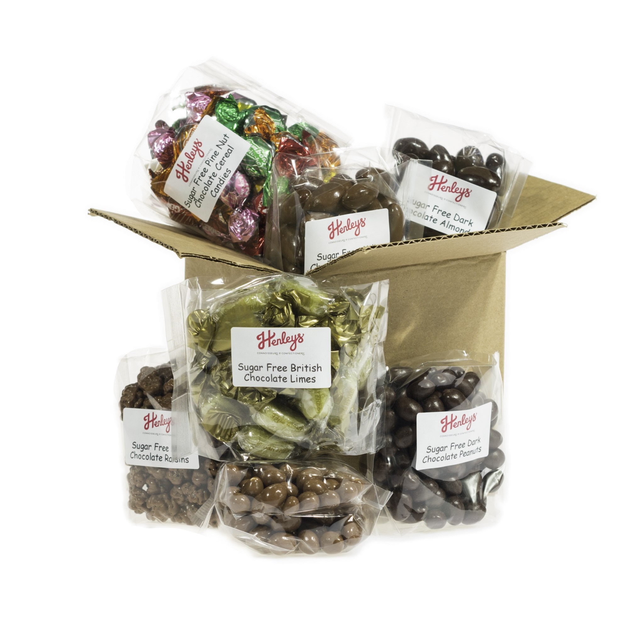 Sugar Free Chocolate Gift Box Diabetic Sweets & Nuts For Etsy