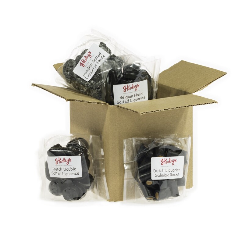 Henley's Salted Liquorice Selection Gift Box Perfect For Etsy