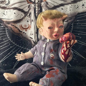Creepy dolls, Jarvis, hand sculpted