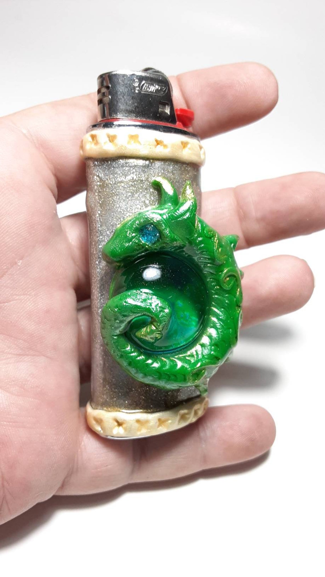 Dragon lighter case medieval lighter case lighter cover Etsy