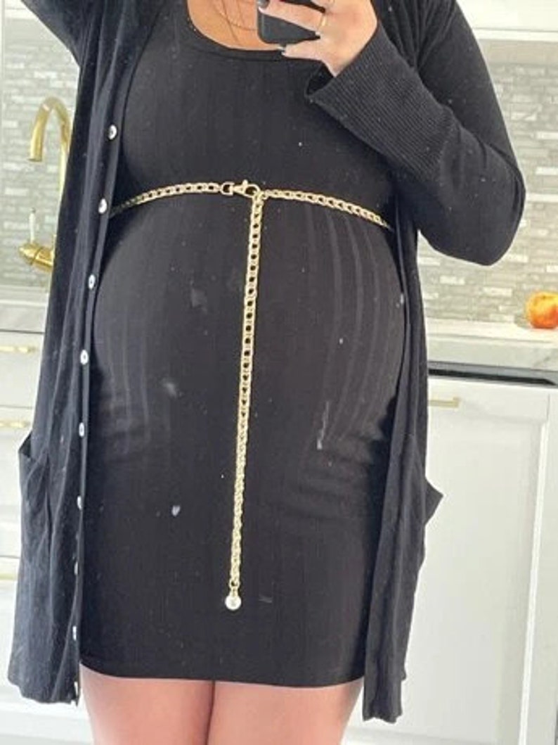 plus size silver chain belt