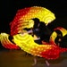 Led Fan Silk Fan Dance Long Fans 100% Silk Women Dance Performance Blue White Orange Yellow USA Free 2-4 day delivery With extra batteries! 