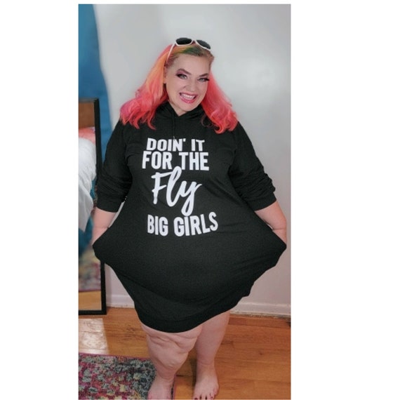 Plus Size Hoodie Sweater Dress 1x 2x 3x 