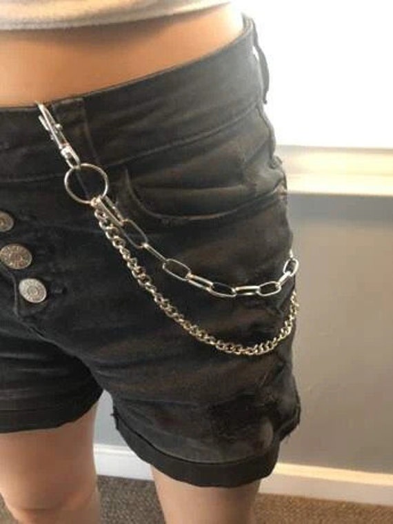 Chain Belt O Ring Metal Men Waist Keychains Hiphop Gothic Punk Etsy Chain Belt O Ring Metal Men Waist Keychains Hiphop Gothic Punk Etsy